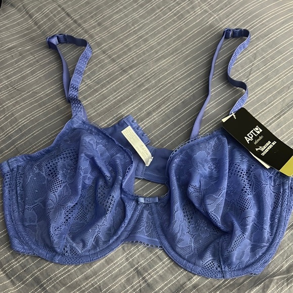 Apt. 9 Other - COPY - BNWT Purple Unlined Lace Bra Size 40C